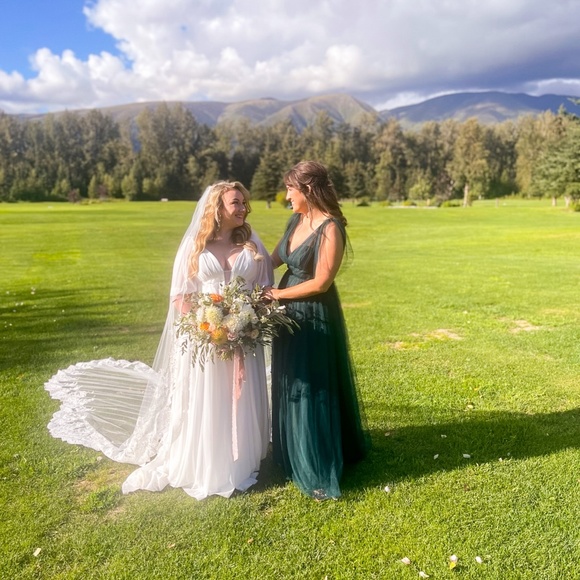 thea bridesmaid dress Powder Blue Tiered Thea Maxi Dress